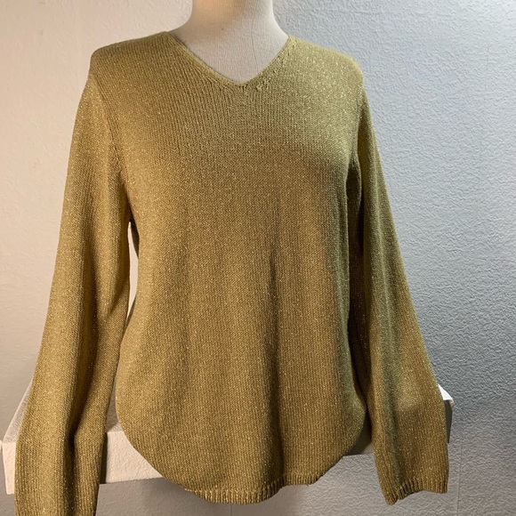 Chaus & Co metallic knit sweater - Picture 3 of 9